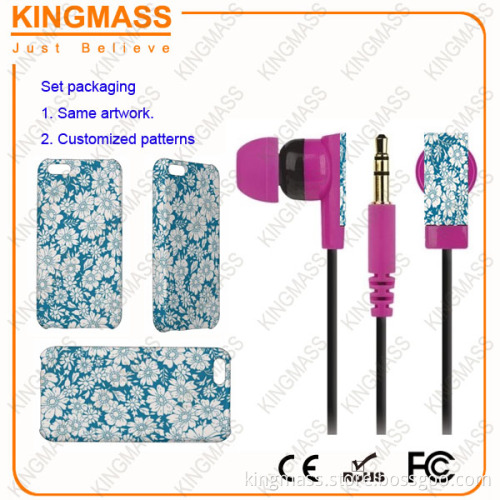 Gifts set Personalized phone cases and earphone set 2016